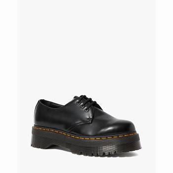 Dr Martens Férfi 1461 Smooth Bőr Platform Cipő Fekete